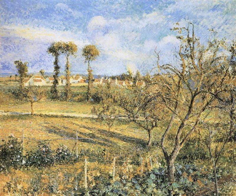 Camille Pissarro Sunset France oil painting art